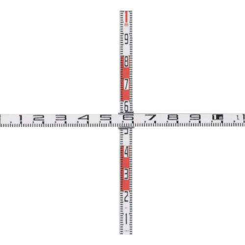 たのめーる】マイゾックス 検測ロッド(クロス標尺) K40 1組の通販