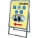 常磐精工　ポスターグリップスタンド看板　屋内用　Ａ型　Ａ２片面シルバー　ＰＧＳＫ－Ａ２ＫＳ　１台1