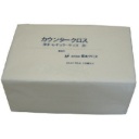 橋本クロス　カウンタークロス（ダブル）薄手　ホワイト　３ＵＷ　１箱（４５０枚）