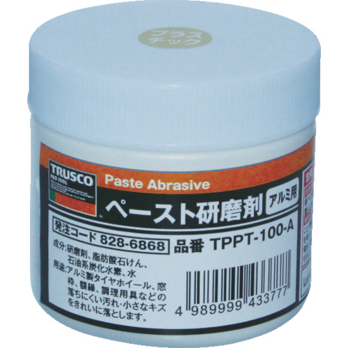 【クリックでお店のこの商品のページへ】TRUSCO ペースト研磨剤 アルミ用 100g TPPT-100-A 1個 TPPT-100-A