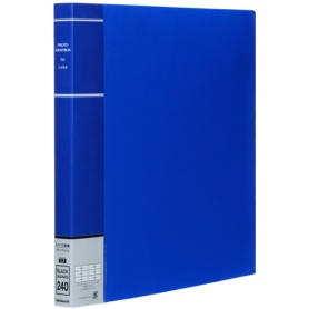 ナカバヤシ　フォトグラフィリア　Ｌ判３段×２列　２４０枚収容　ブルー　ＰＨ６Ｌ－１０２４－Ｂ　１冊