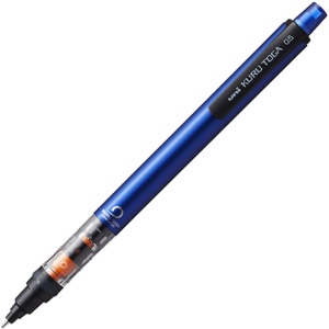 三菱鉛筆　シャープペンシル　クルトガ　パイプスライドモデル　０．５ｍｍ　（軸色：ブルー）　Ｍ５４５２１Ｐ．３３　１本1