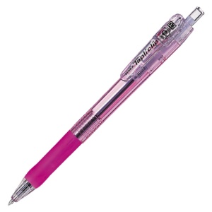 ゼブラ　油性ボールペン　タプリクリップ　０．７ｍｍ　黒　（軸色：ピンク）　ＢＮ５－Ｐ　１本1