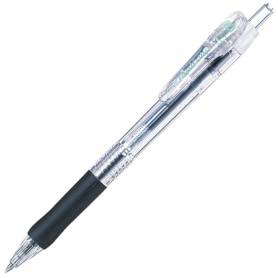 ゼブラ　油性ボールペン　タプリクリップ　０．４ｍｍ　黒　ＢＮＨ５－ＢＫ　１本