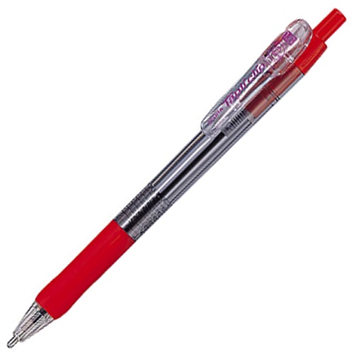 ゼブラ　油性ボールペン　タプリクリップ　１.６ｍｍ　赤　ＢＮＵ５－Ｒ　１本1
