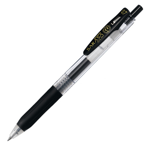 ゼブラ ジェルボールペン サラサクリップ 0.7mm 黒 JJB15-BK 1