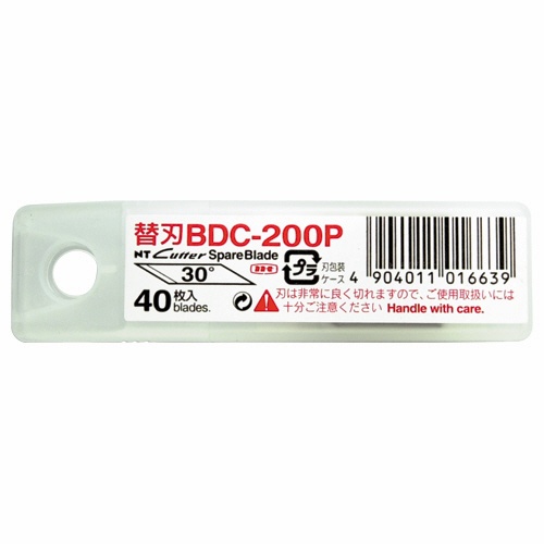 ＮＴカッター　デザインカッター用替刃　ＢＤＣ－２００Ｐ　１パック（４０枚）1