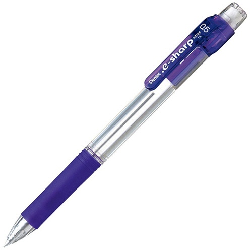 ぺんてる　ドットイー　シャープペンシル　０.５ｍｍ　（軸色：５色／各色１本）　ＸＡＺ１２５－５　１パック6