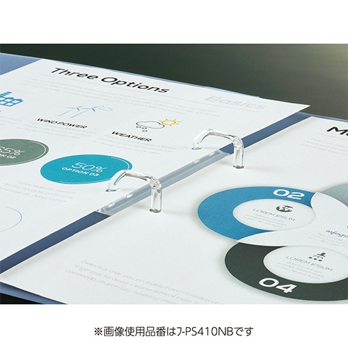 コクヨ　ポップリングファイル（スリム）　Ａ４タテ　２穴　１００枚収容　１０ｍｍとじ　背幅２１ｍｍ　黄　フ－ＰＳ４１０ＮＹ　１冊6