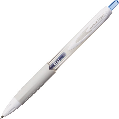 三菱鉛筆　ゲルインクボールペン　ユニボール　シグノ　３０７　ノック式　０．３８ｍｍ　青　ＵＭＮ３０７３８．３３　１本1