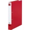 キングジム　レバーリングファイル　Ｄタイプ　Ａ４タテ　２穴　２５０枚収容　背幅３７ｍｍ　赤　６８７２アカ　１冊