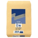 高春堂　ピース　Ｒ４０再生紙クラフト封筒　角６　８５ｇ／ｍ2　６３５　１パック（１００枚）