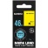 カシオ　ＮＡＭＥ　ＬＡＮＤ　キレイにはがせて下地がかくせる強粘着テープ　４６ｍｍ×６ｍ　黄／黒文字　ＸＲ－４６ＧＣＹＷ　１個1