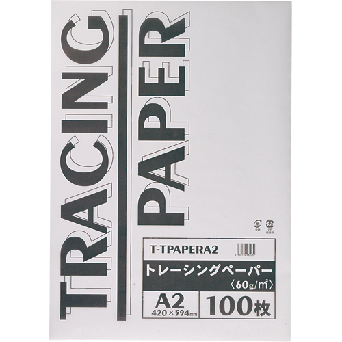 たのめーる】TANOSEE トレーシングペーパー60g A2 1パック(100枚)の通販