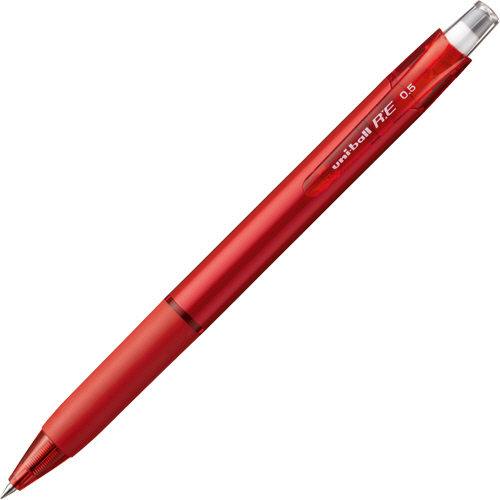 【クリックで詳細表示】三菱鉛筆 消せる ゲルインクボールペン ユニボールR：E 0.5mm ローズレッド URN18005.15 1本 URN18005.15
