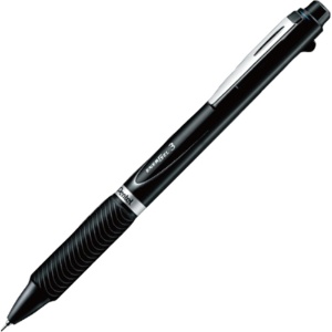 ぺんてる　エナージェル　３色ボールペン　（軸色：ブラック）　ＸＢＬＣ３５Ａ　１本1