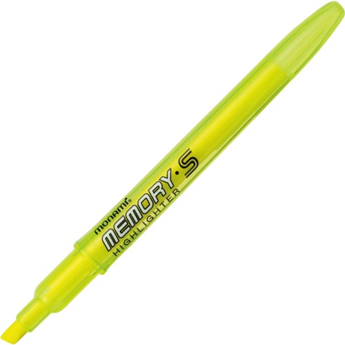 モナミ　蛍光ペン　ＭＥＭＯＲＹ・Ｓ　ＨＩＧＨＬＩＧＨＴＥＲ　黄　１８４０７　１本1