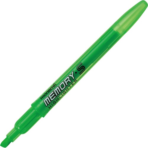 モナミ　蛍光ペン　ＭＥＭＯＲＹ・Ｓ　ＨＩＧＨＬＩＧＨＴＥＲ　緑　１８４１０　１本1