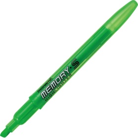 モナミ　蛍光ペン　ＭＥＭＯＲＹ・Ｓ　ＨＩＧＨＬＩＧＨＴＥＲ　緑　１８４１０　１本