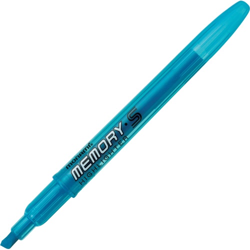 モナミ　蛍光ペン　ＭＥＭＯＲＹ・Ｓ　ＨＩＧＨＬＩＧＨＴＥＲ　水色　１８４１１　１本1