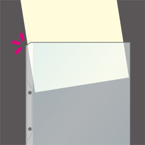 コクヨ　Ａ４リフィル（ワイドオープンポケット）　２穴　厚口０．０８ｍｍ　ラ－ＡＨ２１８－２　１パック（２０枚）3