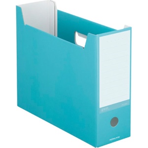 コクヨ　ファイルボックス（ＮＥＯＳ）　Ａ４ヨコ　背幅１０２ｍｍ　ターコイズブルー　Ａ４－ＮＥＬＦ－Ｂ　１冊1