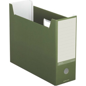 コクヨ　ファイルボックス（ＮＥＯＳ）　Ａ４ヨコ　背幅１０２ｍｍ　オリーブグリーン　Ａ４－ＮＥＬＦ－ＤＧ　１冊1