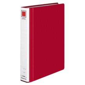 コクヨ　チューブファイル（エコツインＲ）　Ａ４タテ　３００枚収容　３０ｍｍとじ　背幅４５ｍｍ　赤　フ－ＲＴ６３０Ｒ　１冊
