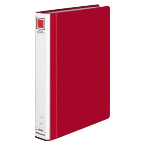 コクヨ　チューブファイル（エコツインＲ）　Ａ４タテ　３００枚収容　３０ｍｍとじ　背幅４５ｍｍ　赤　フ－ＲＴ６３０Ｒ　１冊1