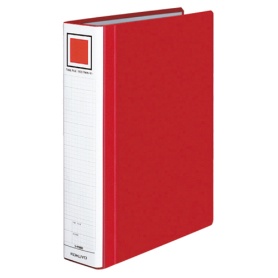 コクヨ　チューブファイル（エコツインＲ）　Ａ４タテ　５００枚収容　５０ｍｍとじ　背幅６５ｍｍ　赤　フ－ＲＴ６５０Ｒ　１冊