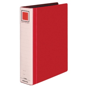 コクヨ　チューブファイル（エコツインＲ）　Ａ４タテ　５００枚収容　５０ｍｍとじ　背幅６５ｍｍ　赤　フ－ＲＴ６５０Ｒ　１冊10