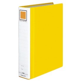 コクヨ　チューブファイル（エコツインＲ）　Ａ４タテ　５００枚収容　５０ｍｍとじ　背幅６５ｍｍ　黄　フ－ＲＴ６５０Ｙ　１冊