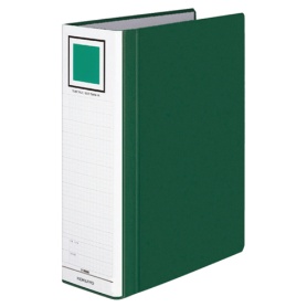 コクヨ　チューブファイル（エコツインＲ）　Ａ４タテ　８００枚収容　８０ｍｍとじ　背幅９５ｍｍ　緑　フ－ＲＴ６８０Ｇ　１冊