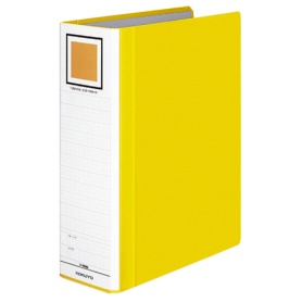 コクヨ　チューブファイル（エコツインＲ）　Ａ４タテ　８００枚収容　８０ｍｍとじ　背幅９５ｍｍ　黄　フ－ＲＴ６８０Ｙ　１冊