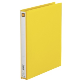 キングジム　リングファイル　エコノミータイプ　Ａ４タテ　２穴　２００枚収容　背幅３３ｍｍ　黄　６１２　１冊