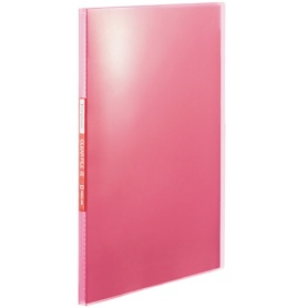 キングジム　シンプリーズ　クリアーファイル（透明）　Ａ４タテ　２０ポケット　背幅１２ｍｍ　ピンク　ＴＨ１８４ＴＳＰＰ　１冊