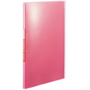 キングジム　シンプリーズ　クリアーファイル（透明）　Ａ４タテ　２０ポケット　背幅１２ｍｍ　ピンク　ＴＨ１８４ＴＳＰＰ　１冊1