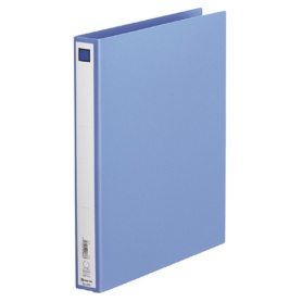 キングジム　リングファイル　エコノミータイプ　Ａ４タテ　２穴　２００枚収容　背幅３３ｍｍ　青　６１２　１冊