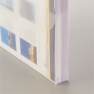 ＴＡＮＯＳＥＥ　ＰＰ製ケースファイル　Ａ４　２３０枚収容　背幅２３ｍｍ　ブルー　１パック（３冊）2