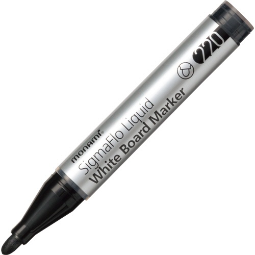 モナミ　ホワイトボード用マーカー　ＳｉｇｍａＦｌｏ　Ｌｉｑｕｉｄ　太字　黒　１８４１３　１本1