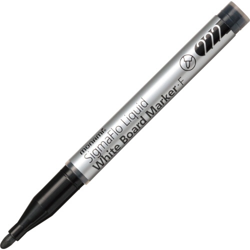 モナミ　ホワイトボード用マーカー　ＳｉｇｍａＦｌｏ　Ｌｉｑｕｉｄ　細字　黒　１８４１７　１本1