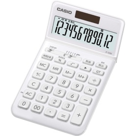 カシオ　デザイン電卓　１２桁　ジャストタイプ　ホワイト　ＪＦ－Ｓ２００－ＷＥ－Ｎ　１台