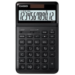 カシオ　デザイン電卓　１２桁　ジャストタイプ　ブラック　ＪＦ－Ｓ２００－ＢＫ－Ｎ　１台2