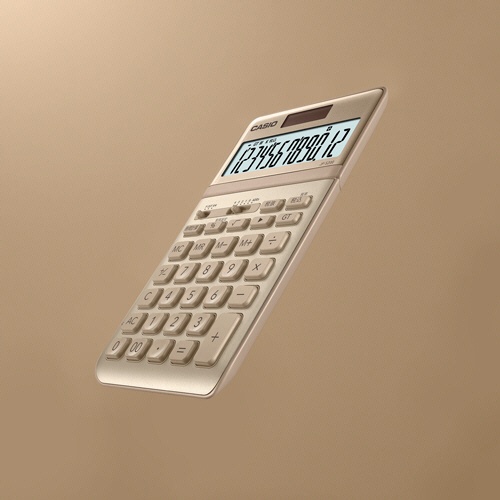 カシオ　デザイン電卓　１２桁　ジャストタイプ　ゴールド　ＪＦ－Ｓ２００－ＧＤ－Ｎ　１台9