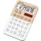 シャープ　カラー・デザイン電卓　８桁　ミニミニナイスサイズ　ホワイト系　ＥＬ－７６０Ｒ－ＷＸ　１台