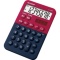 シャープ　カラー・デザイン電卓　８桁　ミニミニナイスサイズ　レッド系　ＥＬ－７６０Ｒ－ＲＸ　１台