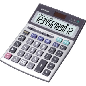 カシオ　本格実務電卓　時間計算　１２桁　デスクタイプ　ＤＳ－１２ＷＴ－Ｎ　１台2