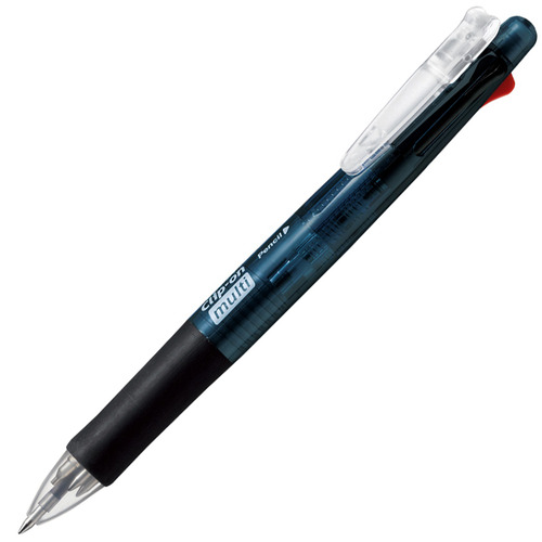 たのめーる】ゼブラ 多機能ペン クリップ-オン マルチ (軸色 黒) B4SA1