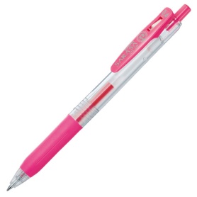 ゼブラ　ジェルボールペン　サラサクリップ　０．４ｍｍ　ピンク　ＪＪＳ１５－Ｐ　１本