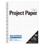 日本ノート　オキナ　プロジェクトリングノート　Ｂ５　５ｍｍ方眼罫　５０枚　ＰＮＢ５Ｓ　１冊